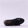 Tamaris Ela Internal Zip Wedge Trainer - Black Croc