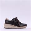 Tamaris Ela Internal Zip Wedge Trainer - Brown Croc
