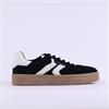Tamaris Nakja Retro Gumsole Trainer - Black Fur