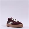 Tamaris Nakja Retro Gumsole Trainer - Bordo Metallic