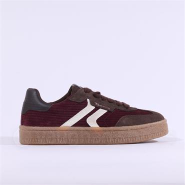 Tamaris Nakja Retro Gumsole Trainer - Merlot
