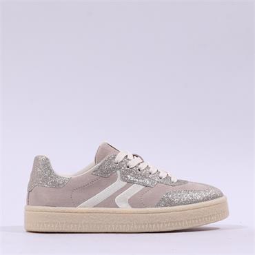Tamaris Nakja Retro Gumsole Trainer - Sand Glam