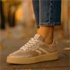 Tamaris Nakja Retro Gumsole Trainer - Sand Glam