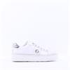 Tamaris Alexia Platform Laced Trainer - White Silver