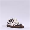 Tamaris Tati T Toe Laced Low Trainer - Cow Print