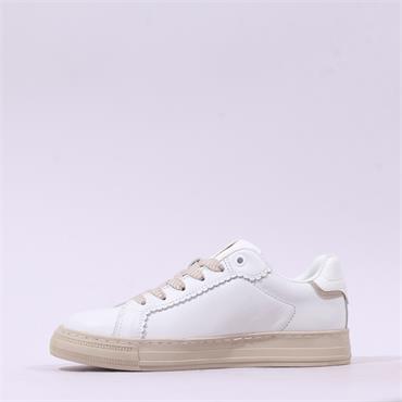 Tamaris Alexia Slip On Lace Trainer - White Leather