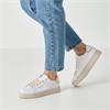 Tamaris Alexia Slip On Lace Trainer - White Leather