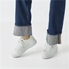 Tamaris Violetta Platform Laced Trainer - White Leather