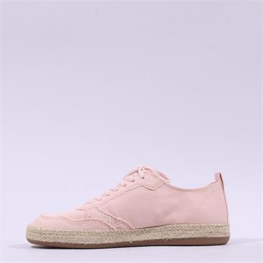 Tamaris Tatife Weave Platform Trainer - Rose