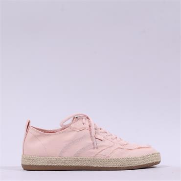 Tamaris Tatife Weave Platform Trainer - Rose