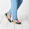 Tamaris Taja Multicolour Trainer - Pink Green