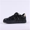 Tamaris Alexia Side Zip Platform Trainer - Black Gold