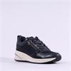 Tamaris Rea Side Zip Wedge Trainer - Navy