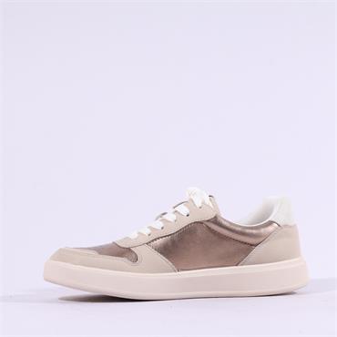 Tamaris Skylar Light Two Tone Trainer - Gold Combination