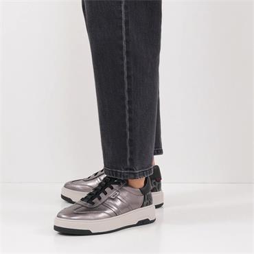 Tamaris Pepper Platform Low Trainer - Pewter