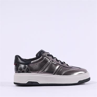 Tamaris Pepper Platform Low Trainer - Pewter