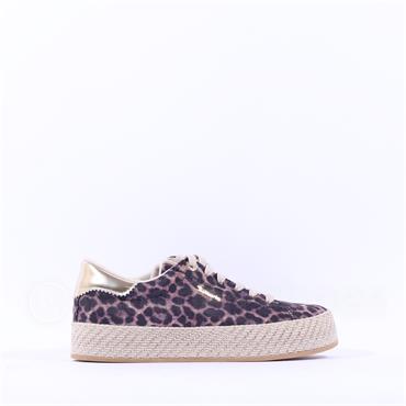 Tamaris Cinda Platform Trim Trainer - Leopard Skin