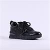 Tamaris Rea Wedge Side Zip Trainer - Black Combi