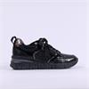 Tamaris Rea Wedge Side Zip Trainer - Black Combi