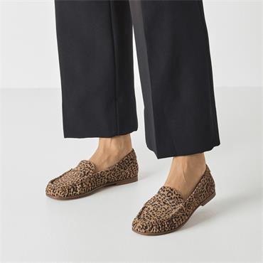 Tamaris Indiana Boat Moccasin - Leopard Print
