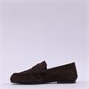 Tamaris Napoli Ruched Suede Penny Loafer - Mocca