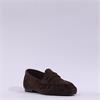 Tamaris Napoli Ruched Suede Penny Loafer - Mocca