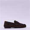 Tamaris Napoli Ruched Suede Penny Loafer - Mocca