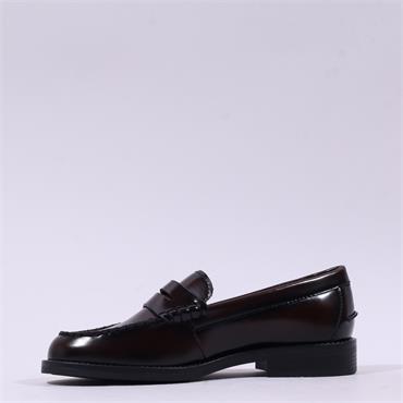 Tamaris Lelani Classic Penny Loafer - Mocca Shine