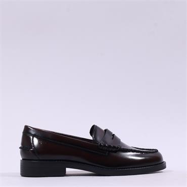 Tamaris Lelani Classic Penny Loafer - Mocca Shine