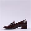 Tamaris Almira Classic Slip On Loafer - Merlot Croc