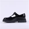 Tamaris Tris T Bar Chunky Sole Shoe - Black