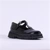 Tamaris Tris T Bar Chunky Sole Shoe - Black