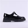 Tamaris Tris T Bar Chunky Sole Shoe - Black