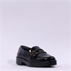 Tamaris Betina Two Strap Classic Loafer - Black