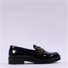 Tamaris Betina Two Strap Classic Loafer - Black