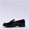 Tamaris Betina Two Strap Classic Loafer - Black
