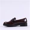 Tamaris Betina Two Strap Classic Loafer - Merlot
