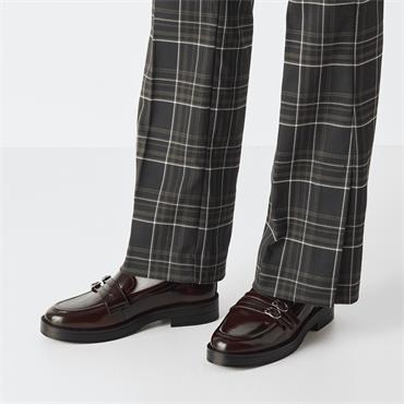 Tamaris Betina Two Strap Classic Loafer - Merlot
