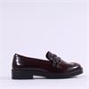 Tamaris Betina Two Strap Classic Loafer - Merlot