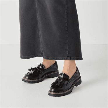 Tamaris Tavendra Chunky Tassle Loafer - Mocca Shine
