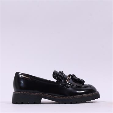 Tamaris Tavendra Chunky Tassle Loafer - Mocca Shine