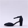 Tamaris Daenerys Ankle Strap Block Heel - Navy