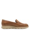 Tamaris Ixia Slip On Wedge - Cognac Leather