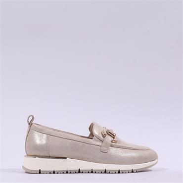 Tamaris Diona Slip On Link Loafer - Champagne