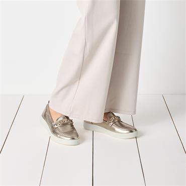 Tamaris Skylar Slip On Link Shoe - Gold