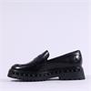 Tamaris Tris Chunky Studded Loafer - Black