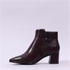 Tamaris Angatha Block Heel Ankle Boot - Merlot