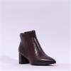Tamaris Angatha Block Heel Ankle Boot - Merlot