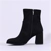Tamaris Aspasia Block Heel Stretch Boot - Black Suede