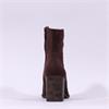 Tamaris Aspasia Block Heel Stretch Boot - Mocca Combi